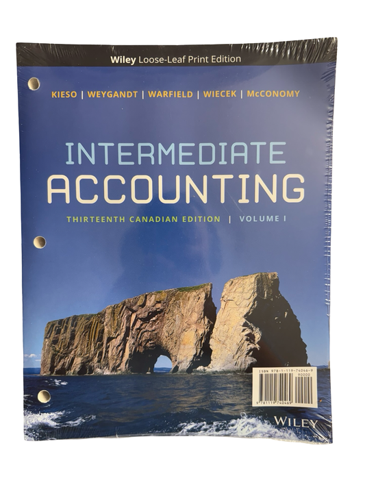 Intermediate Accounting Vol 1 thirteenth ed