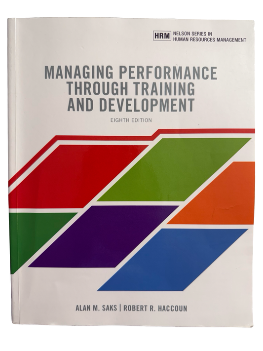 Managing Performance Through Training and Development