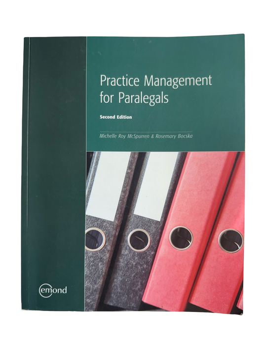 Practice Management for Paralegals Second Edition