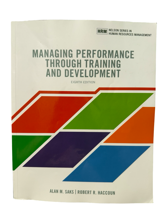 Managing Performance through Training and development