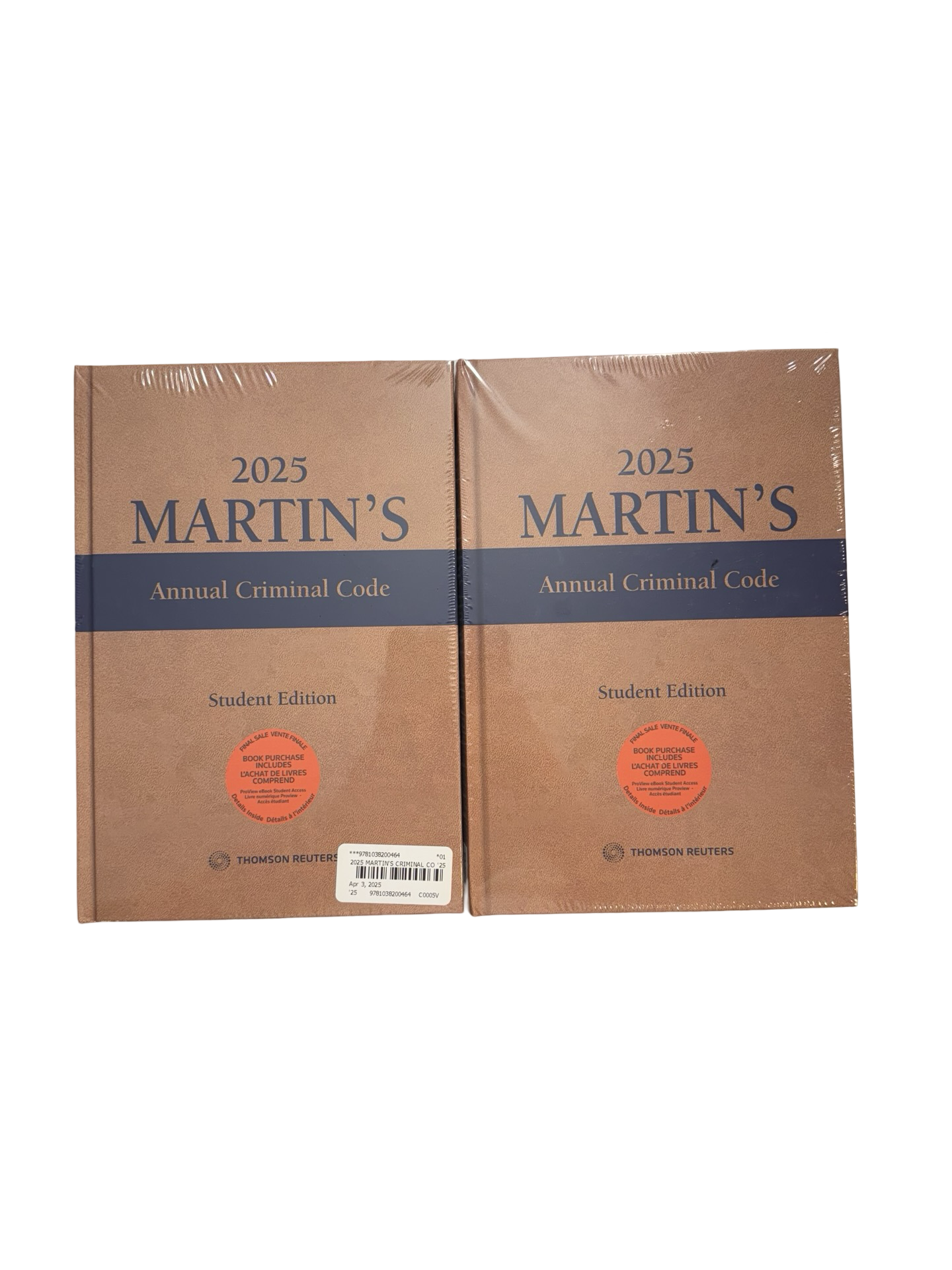 Martin’s Annual Criminal code 2025 Student Edition