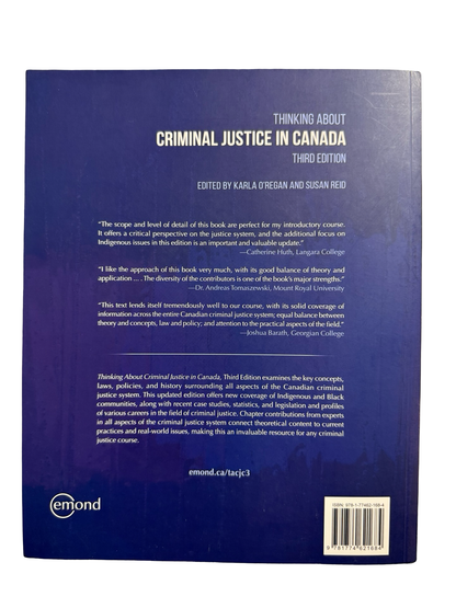 Thinking About Criminal Justice in Canada