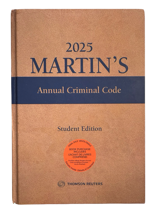 Martin’s Annual Criminal Code 2025