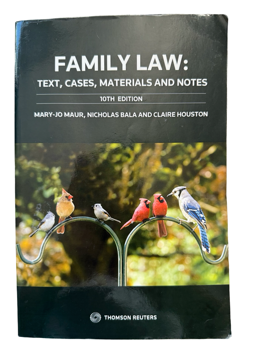 Family law -text cases materials and notes