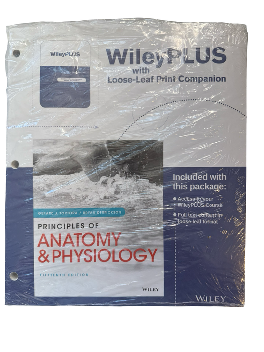 Principles of Anatomy and Physiology 5th ed with Wiley plus
