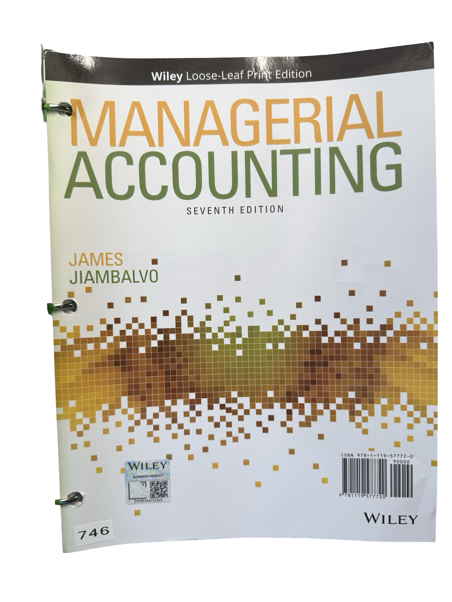 Managerial Accounting Seventh edition Looseleaf