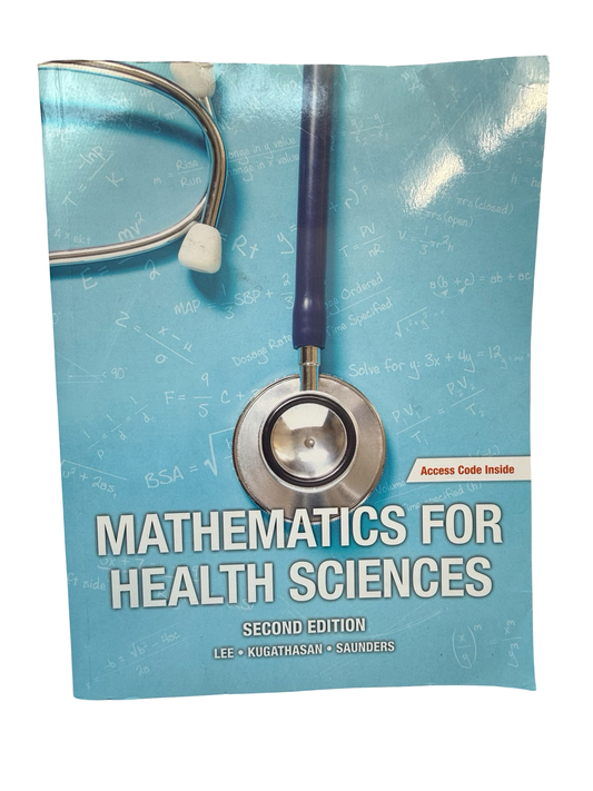 Mathematics for Health Sciences