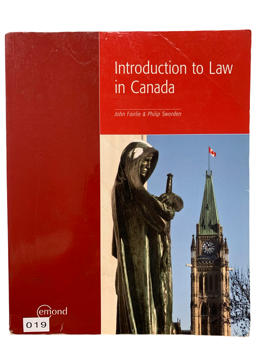 Introduction to law in Canada