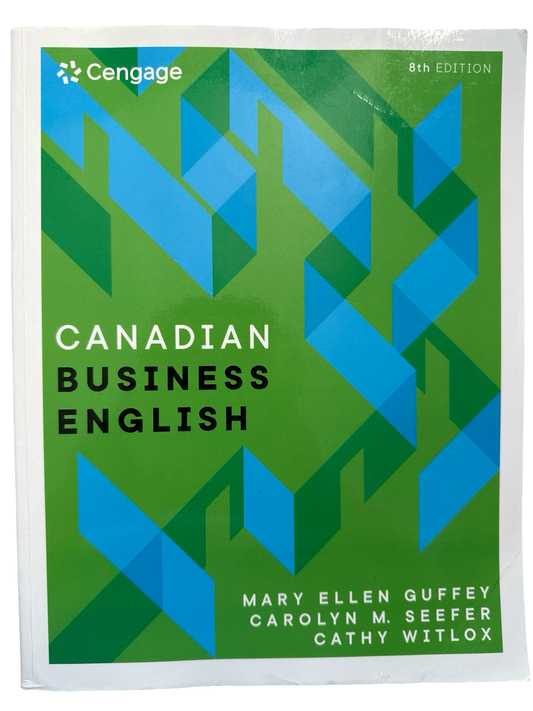 Canadian Business English 8th edition