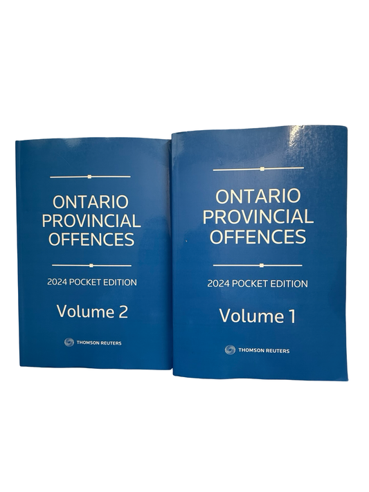 Ontario Provincial offences vol 1&2