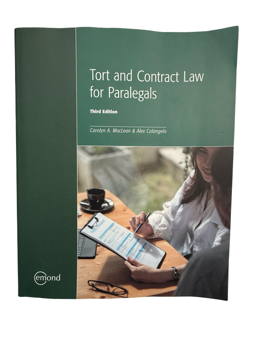Tort and Contract Law for Paralegals