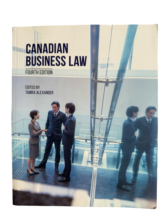 Canadian Business Law Fourth Edition