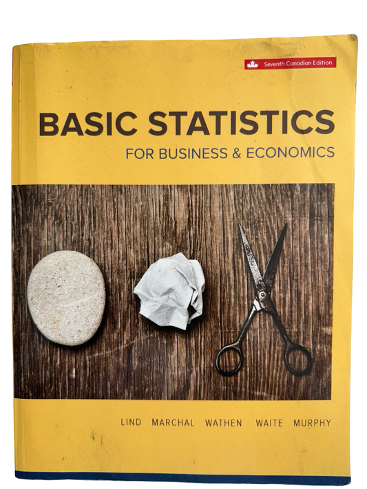 BASIC STATISTICS FOR BUSINESS & ECONOMICS  Seventh Edition