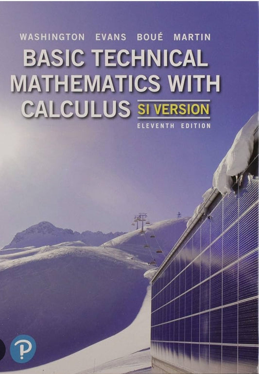 Basic Technical Mathematics with Calculus- SI Version- 11th Edition