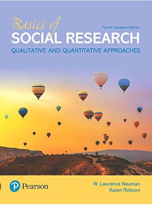 Basics of Social Research Qualitative and Quantitative Approaches- 4th Edition
